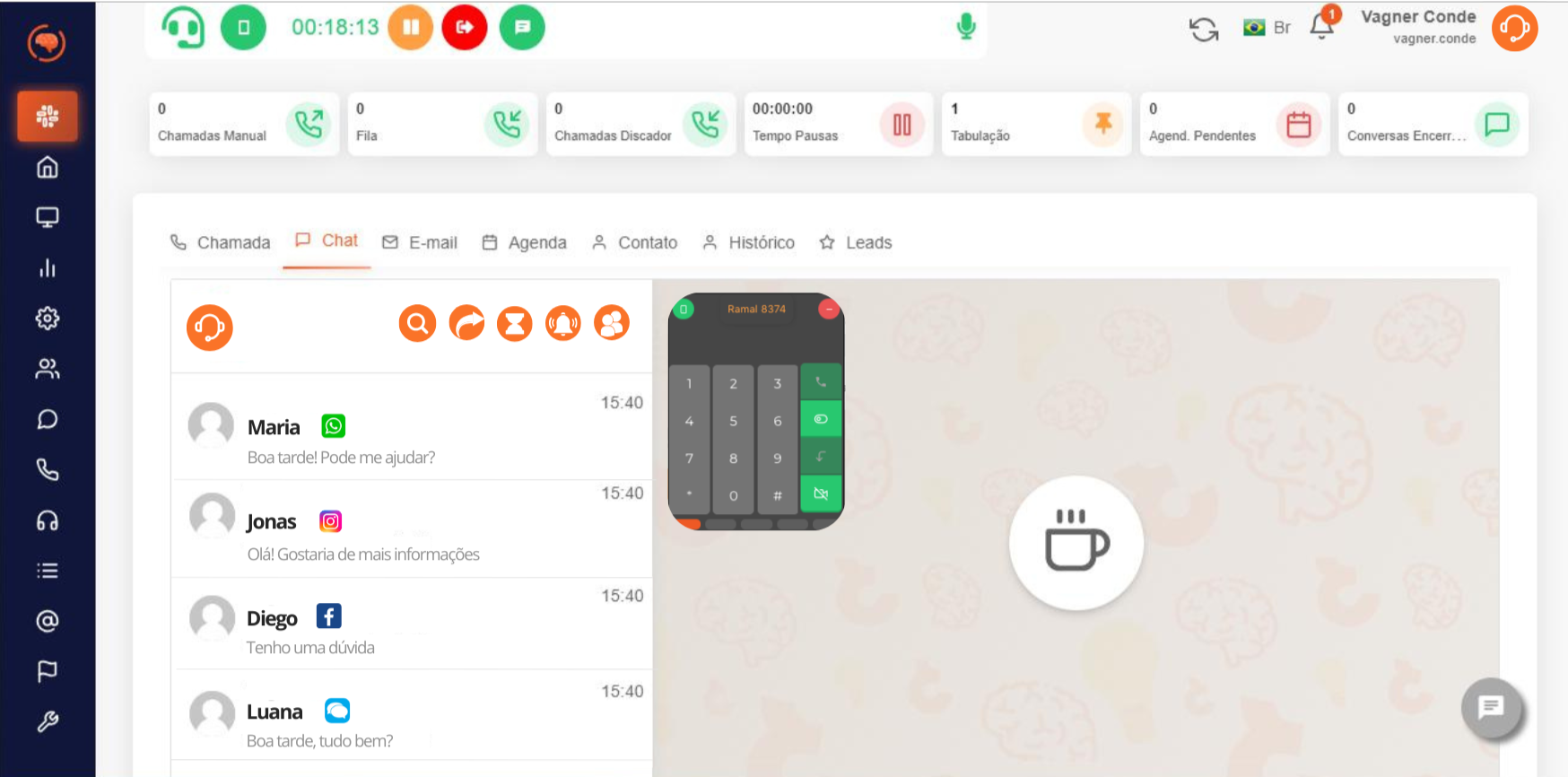 Omni+ — Atendimento omnichannel unificado